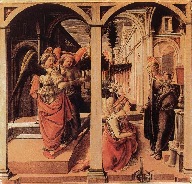 The Verkundigung, Fra Filippo Lippi